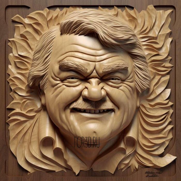 jack black 3 stl model for CNC